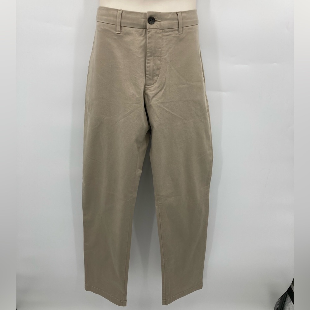 Treasure and Bond Mens Khaki Slim Fit Dress Pants